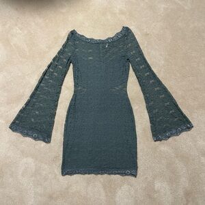 Free people size S bodycon lace dress!
